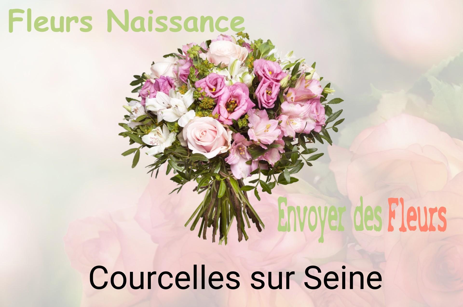 Bouquet de fleurs de naissance livré à Courcelles-sur-Seine