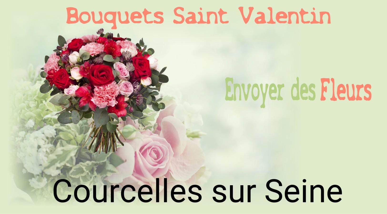 Roses de Saint-Valentin livrées à Courcelles-sur-Seine